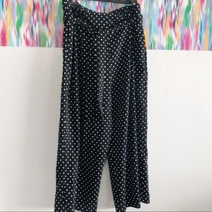 Laundry- Shelli Segal black & white wide leg pant